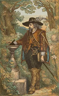 Remarkable Events In History Gallery: A Gentleman of the Stuart Period, (17th century), c1910