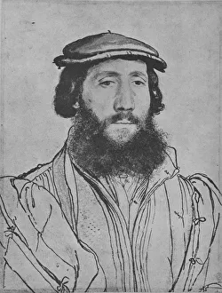 Kt Parker Prints: A Gentleman: Unknown, c1535 (1945). Artist: Hans Holbein the Younger