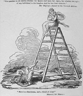 Cruikshank Prints: Here is a Gentlemen, and a friend of mine!, c1820. Creator: George Cruikshank