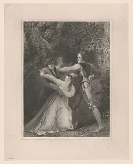 Two Gentlemen of Verona (Shakespeare, Act V, Scene IV), 1823. Creator: William Henry Watt