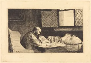 Geographer (Le geographe). Creator: Alphonse Legros