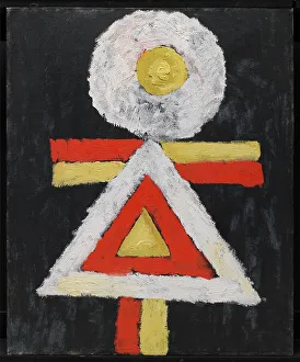 Edmund Hartley Prints: Geometric Figure, 1890-1943. Creator: Marsden Hartley