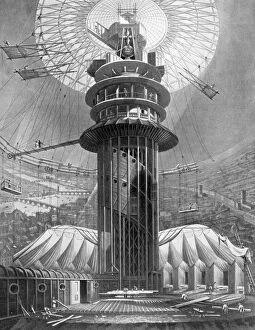 The Geometrical Ascent to the Galleries in the Colosseum, Regents Park, London, 1823 (1926)
