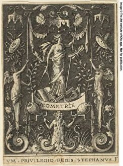 Latin Text Gallery: Geometry, n.d. Creator: Etienne Delaune