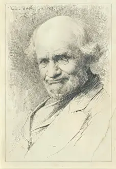 White Hair Prints: Geordie Webster-Illustration to 'Johnny Gibb of Gushetneuk' by William Alexander