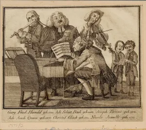 Bach Prints: Georg Friedrich Haendel, Johann Sebastian Bach, Giuseppe Tartini, Johann Joachim Quantz