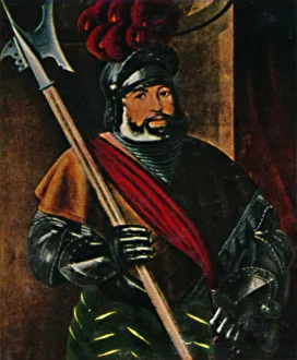 Landsknecht Prints: Georg von Frudsberg 1473-1528. - Gemalde von Amburger, 1934