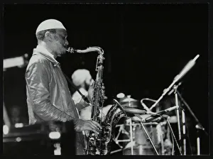 Middlesbrough Prints: George Adams (tenor saxophone) playing at the Newport Jazz Festival, Middlesbrough, 1978