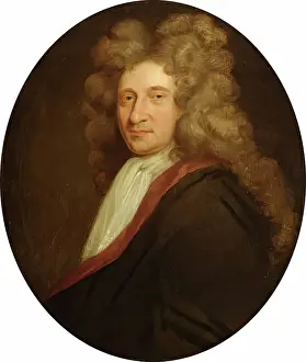 Oil On Canvas Oval Prints: George Alexander, 1704. Creator: William Aikman