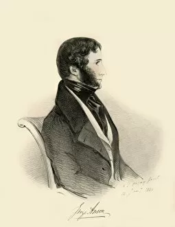 Commander Chief Gallery: George Anson, 1840. Creator: Richard James Lane