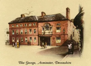 Wd And Ho Prints: The George, Axminster, Devonshire, 1936. Creator: Unknown
