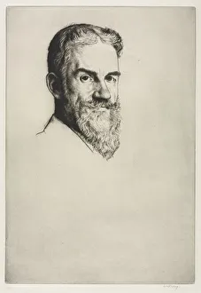 William Strang British Prints: George Bernard Shaw, 1907. Creator: William Strang (British, 1859-1921)