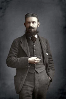 George Bernard Shaw, Irish dramatist, critic and Fabian, 1893.Artist: W&D Downey