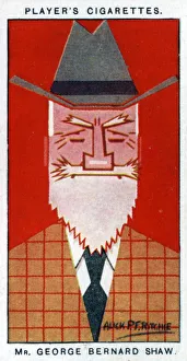 George Bernard Shaw, Irish playwright, 1926. Artist: Alick P F Ritchie