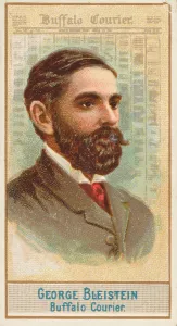 Buffalo Prints: George Bleistein, Buffalo Courier, from the American Editors series (N1) for Allen &amp