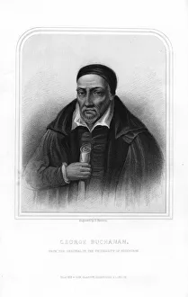 George Buchanan, Scottish historian and humanist scholar, (1870). Artist:s Freeman