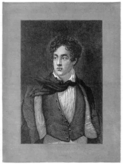 George Byron Prints: George Byron, 6th Baron Byron, British poet, (1888)