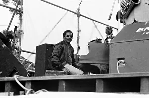 Cables Prints: George Cables, Capital Jazz, Knebworth, Herts, July, 1981. Artist: Brian O Connor
