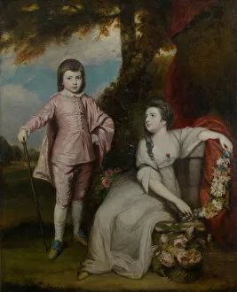 Sir Joshua Collection: George Capel, Viscount Malden (1757-1839), and Lady Elizabeth Capel (1755-1834), 1768