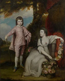 George Capel, Viscount Malden (1757-1839), and Lady Elizabeth Capel (1755-1834), 1768 George Capel, Viscount Malden (1757-1839), and Lady Elizabeth Capel (1755-1834), 1768