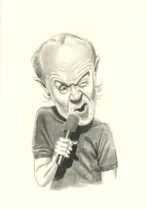 Celebrity Gallery: George Carlin. Creator: Dan Springer