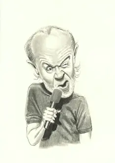 Springer Dan Prints: George Carlin. Creator: Dan Springer