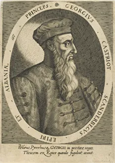 George Castriot (1405-1468), known as Skanderbeg, c. 1620. Creator: Anonymous