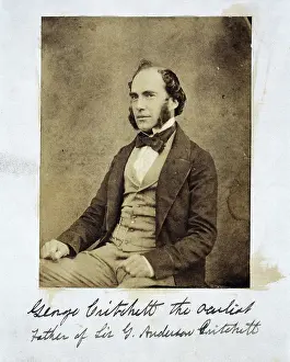 Ophthalmic Surgeon Prints: George Critchett, ophthalmic surgeon, c1850s. Creator: Unknown
