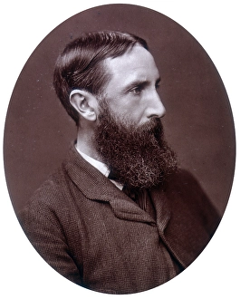 Woodburytype Prints: George Dunlop Leslie, artist and Royal Academician, 1882. Creator: Lock & Whitfield