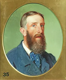 George Dunlop Leslie, Self Portrait, 1882. Creator: George Dunlop Leslie