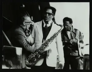 Terry Prints: George Duvivier, Illinois Jacquet and Clark Terry at the Newport Jazz Festival