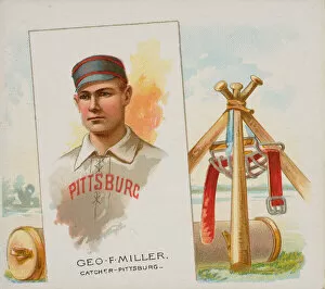 Baseball Cap Gallery: George F. Miller, Catcher, Pittsburgh, from Worlds Champions