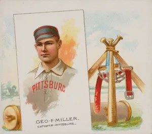 Baseball Player Gallery: George F. Miller, Catcher, Pittsburgh, from Worlds Champions