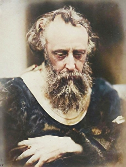 Watts George Frederick Prints: George Frederick Watts, 1860s. Creator: David Wilkie Wynfield