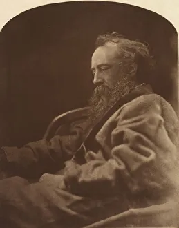 Pre Raphaelite Prints: George Frederick Watts, 1864, printed ca. 1905. Creator: Julia Margaret Cameron
