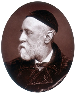 Woodburytype Prints: George Frederick Watts, artist and Royal Academician, 1882. Creator: Lock & Whitfield