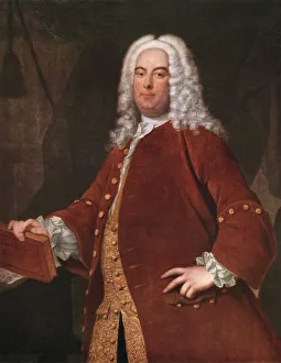 Georg Friedrich Handel Prints: George Frideric Handel, (1685-1759), German composer, c1750s. Artist: Thomas Hudson