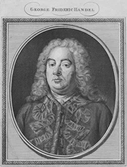 Paul Rapin De Thoyras Collection: George Frideric Handel, 1785. Creator: Unknown