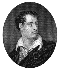 George Byron Prints: George Gordon Byron, Anglo-Scottish poet and leading figure in Romanticism, (1877)