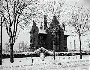 Romanesque Revival Prints: George Gough Booth residence, Detroit, Mich. between 1900 and 1905. Creator: Unknown