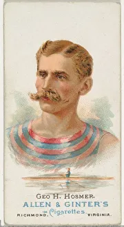 Oarsman Collection: George H. Hosmer, Oarsman, from Worlds Champions, Series 1 (N28) for Allen &