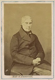 George Hamilton Gordon, 4th Earl of Aberdeen, 1860. Creator: John Jabez Edwin Mayall