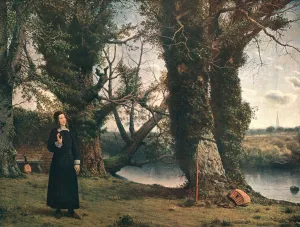 Composing Prints: George Herbert at Bemerton, Salisbury, 1860, (c1902). Creator: Unknown