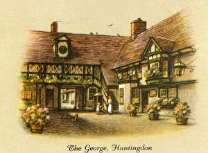 Cromwell Prints: The George, Huntingdon, 1936. Creator: Unknown