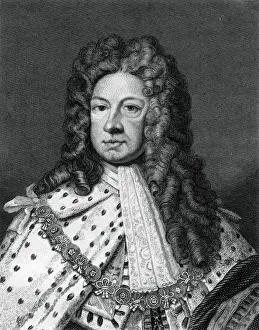 George I Prints: George I of Great Britain. Artist: Worthington