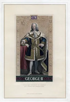 George II, King of Great Britain and Ireland. Artist: T Brown George II, King of Great Britain and Ireland. Artist: T Brown