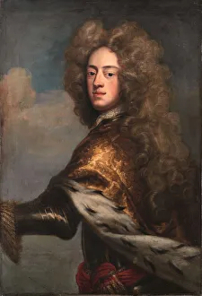 George Ii Prints: George II as Prince of Wales. Artist: Hirschmann, Johann Leonhard (1672-1750)