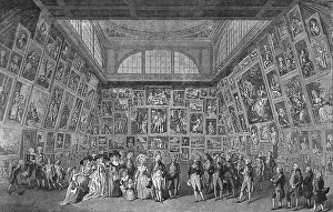 Viewing Prints: George III. and the Royal Family at the private view of the Royal Academy Exhibition