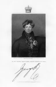 George IV, King of the United Kingdom and Hanover, 19th century. Artist: E Scriven