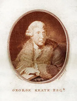Images Dated 4th November 2006: George Keate, author, painter and friend of Voltaire, 1781.Artist: John Keyse Sherwin